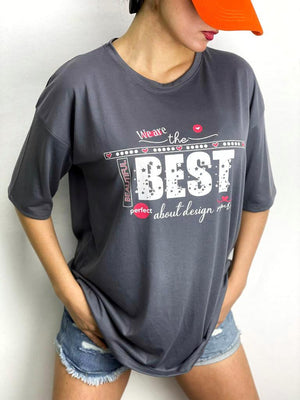 Cel mai bun tricou - Antracit