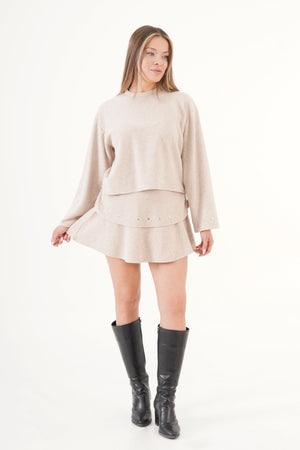 Selanik Katlı Taşlı Toptan Taş Etek