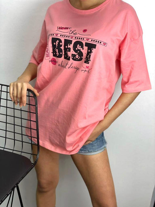 Best T-Shirt - Pembe
