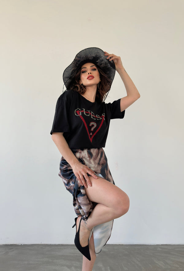 Maksi Boy Saten Etek