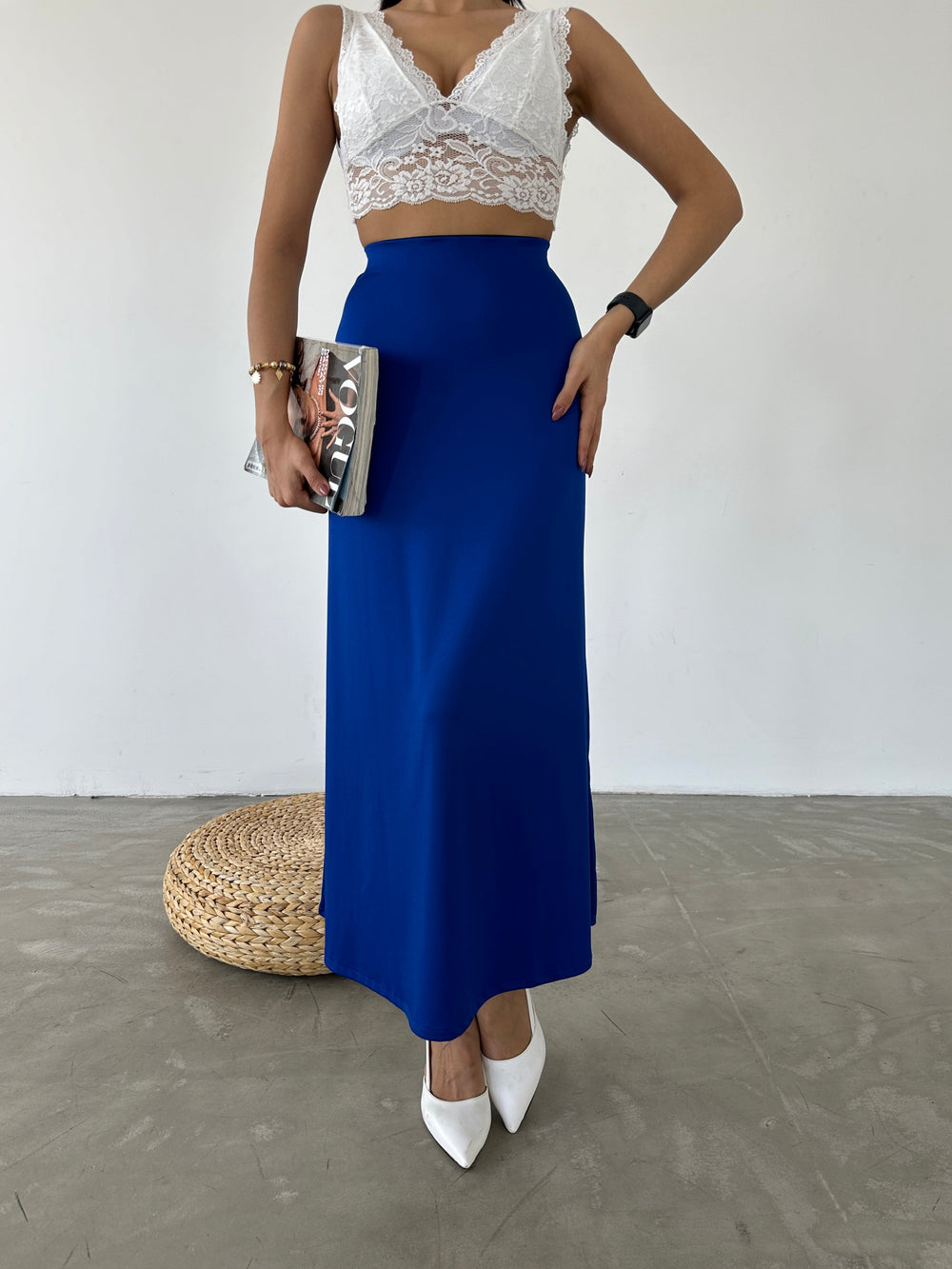 Beli Lastikli Scuba Kloş Etek