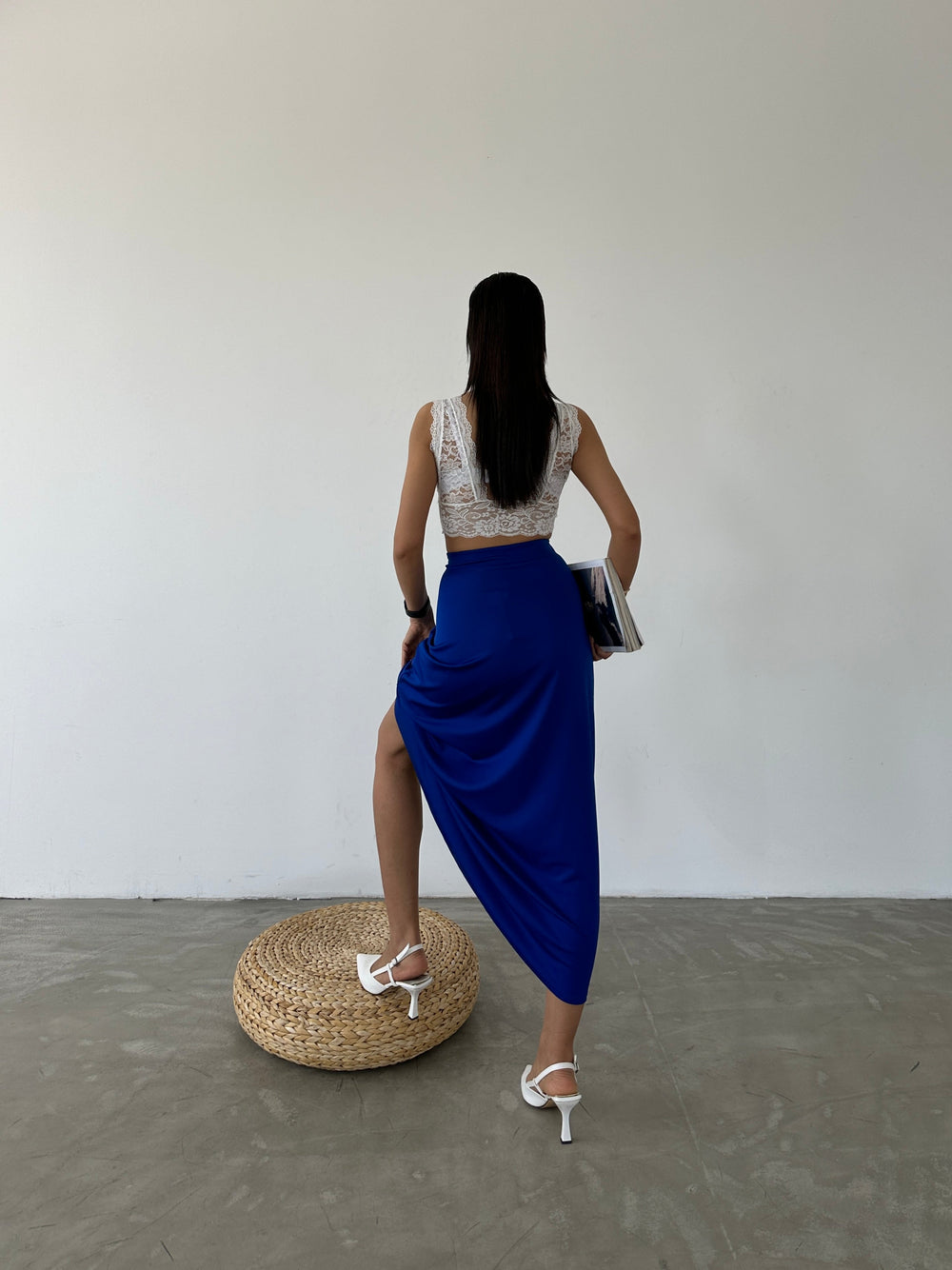 Beli Lastikli Scuba Kloş Etek