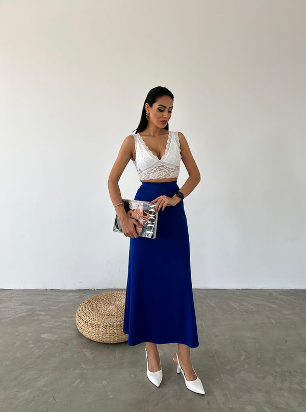 Beli Lastikli Scuba Kloş Etek