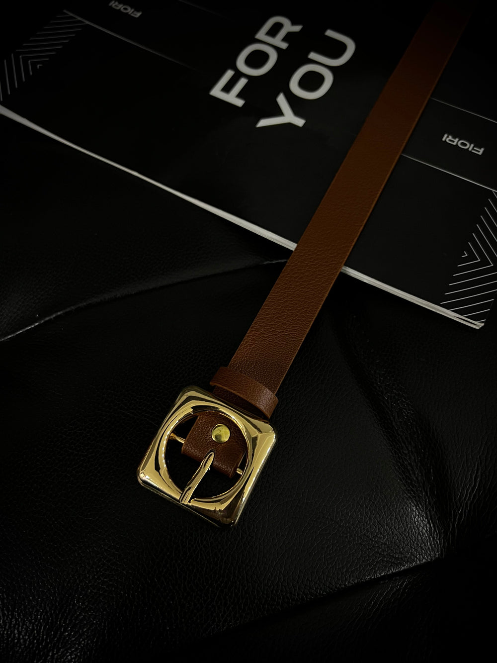 Kare Gold Tokalı Kadın Kemeri