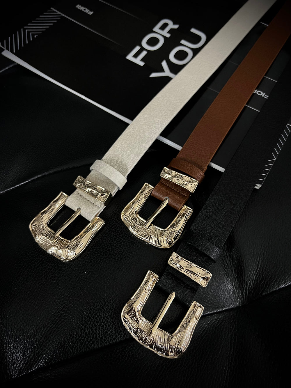 Fiori Gold Tokalı Gold Köprülü Kadın Kemeri