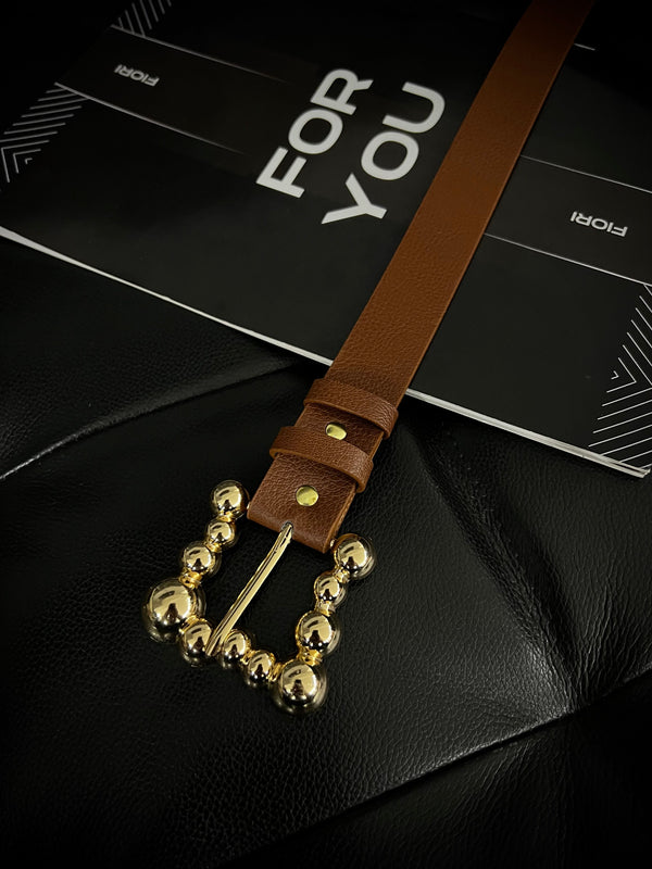 Bubble Gold Tokalı Kadın Kemeri