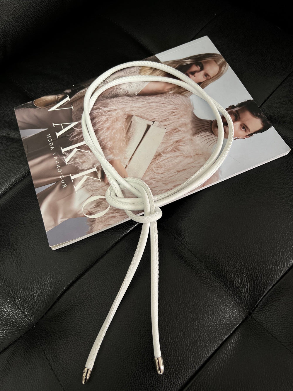 Düğüm Detaylı Kordon Kemer