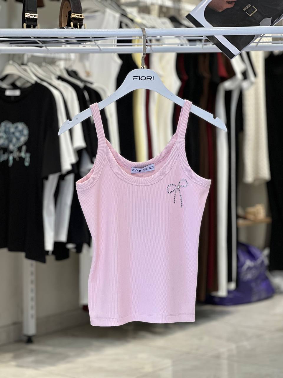 Pembe Bluz Japone Kol - Gündelik & Seksi Dar Kalıp