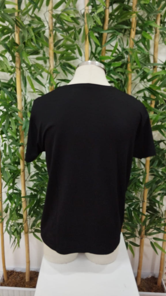 Erkek  Kısa Kollu Yuvarlak Yaka Desenli Viskon T-shirt , 18489