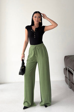 Pantaloni Palazzo elasticizați HS708