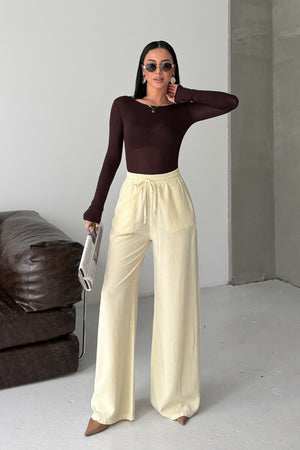 Pantaloni Palazzo elasticizați HS708
