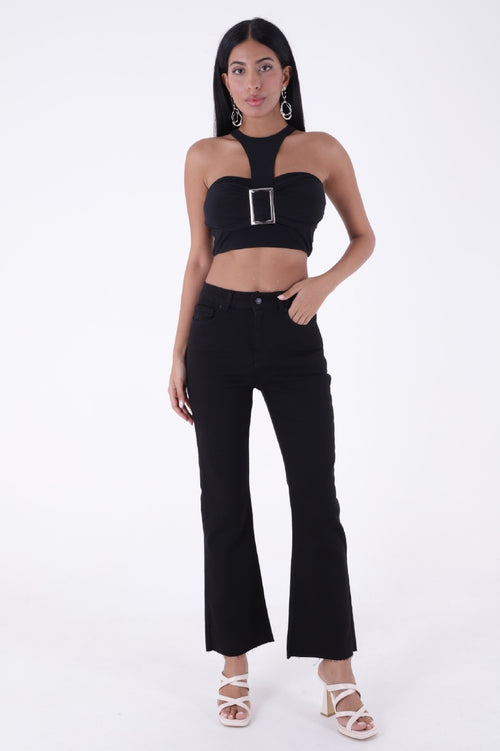 Blugi spanioli cu croială mom fit 1706