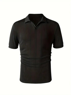 Erkek Kısa Kollu Polo Yakalı Triko Bluz, 34335