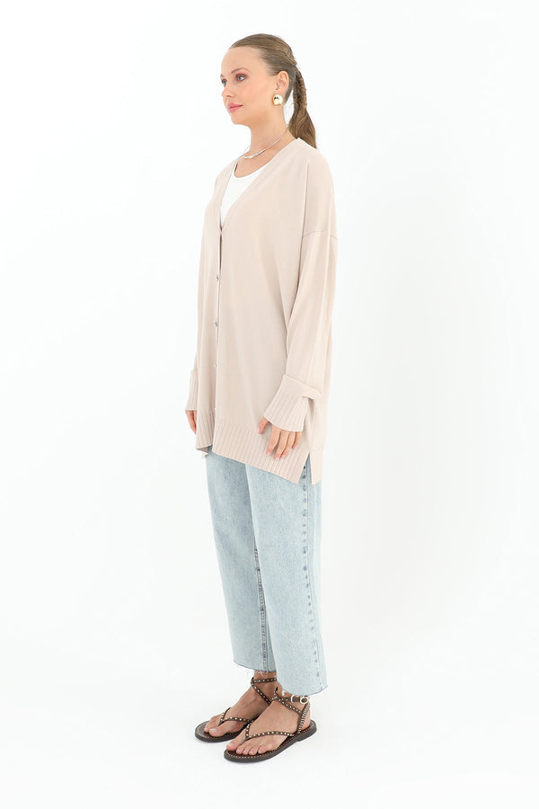 Kadın Çiçek Kabartmalı Basic Tunik  - 10482TUN