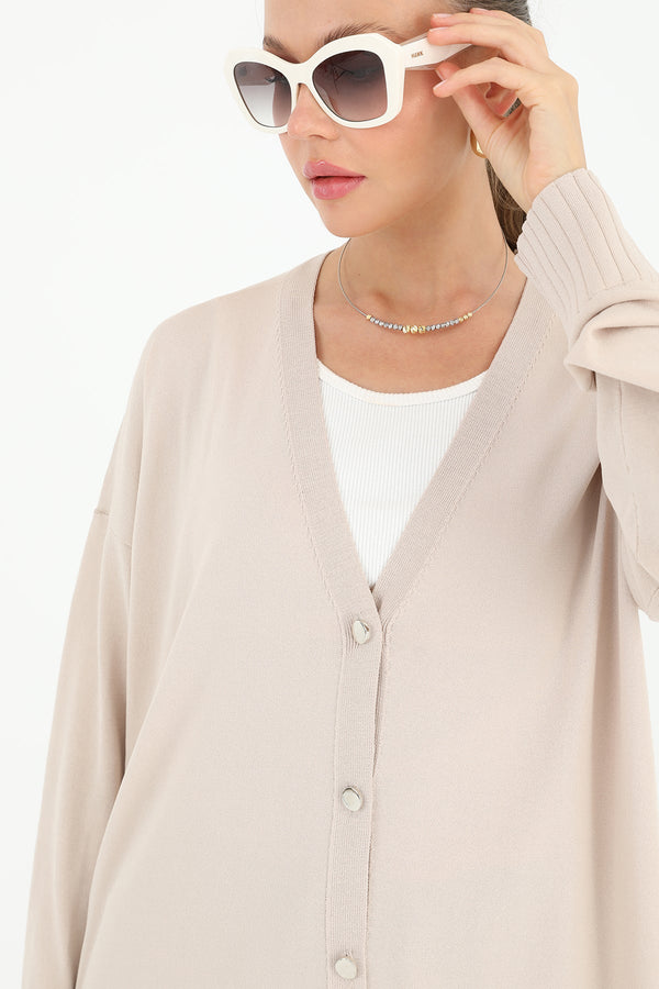 Kadın Çiçek Kabartmalı Basic Tunik  - 10482TUN