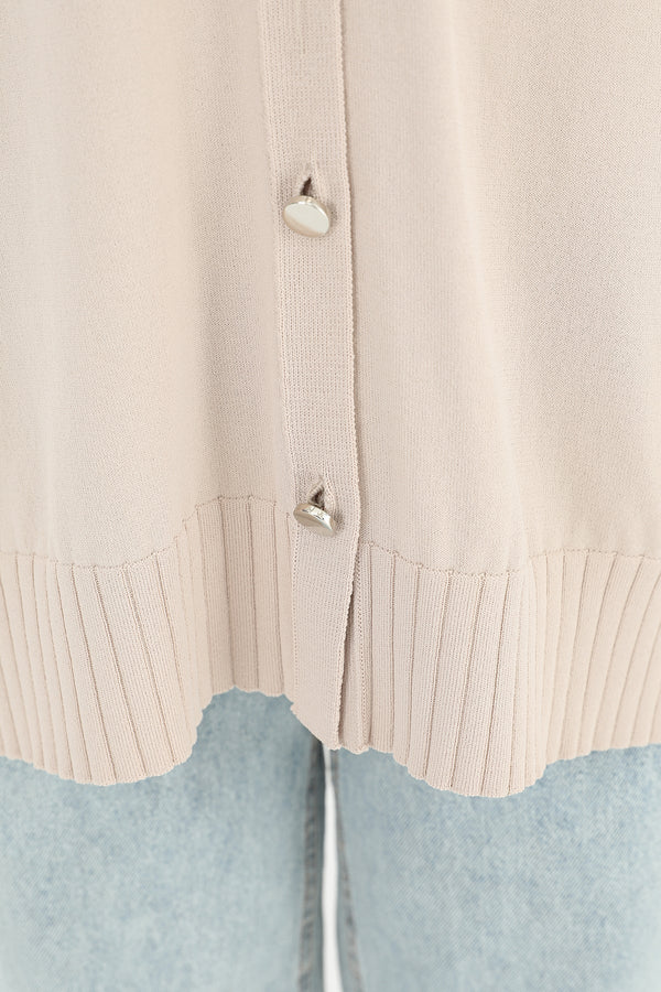 Kadın Çiçek Kabartmalı Basic Tunik  - 10482TUN