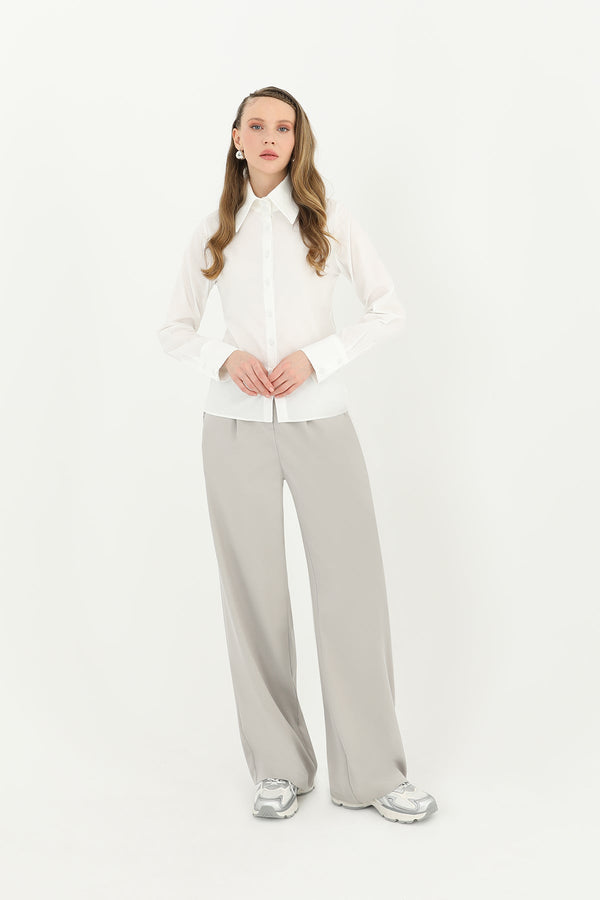 Kadın Kısa Gömlek - 24S-31611GML