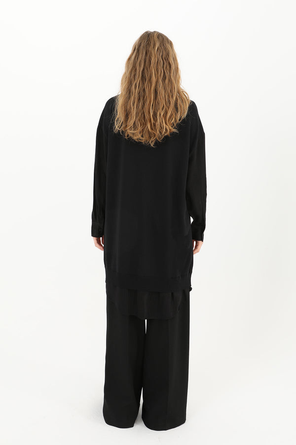 Kadın Gömlek Detaylı Tunik - 10578TUN