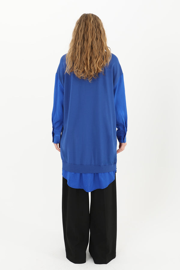 Kadın Gömlek Detaylı Tunik - 10578TUN