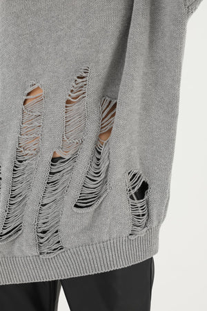 Kadın Yırtıklı Triko Tunik  - 32034TUN