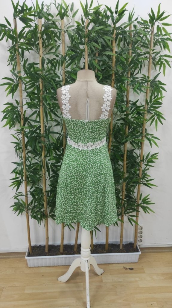 Rochie Supreme pentru femei, cu guler din dantelă și model floral, 27509