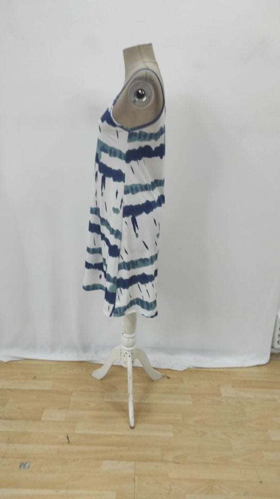 Rochie Supreme multicoloră cu bretele și decolteu în V pentru femei, 25874