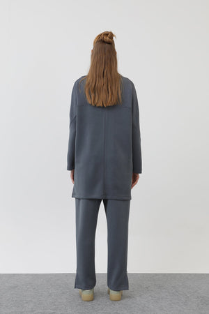 Kadın Önü Fermuar Detaylı Tunik - 10611TUN