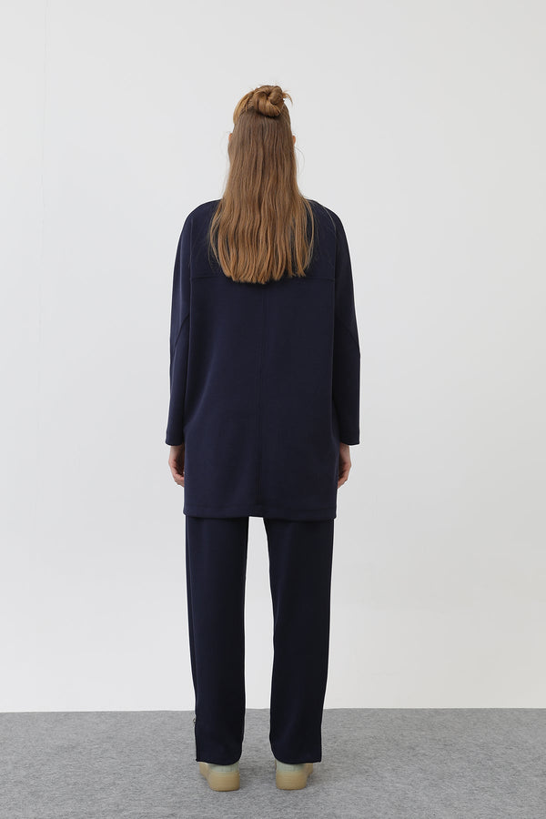 Kadın Önü Fermuar Detaylı Tunik - 10611TUN