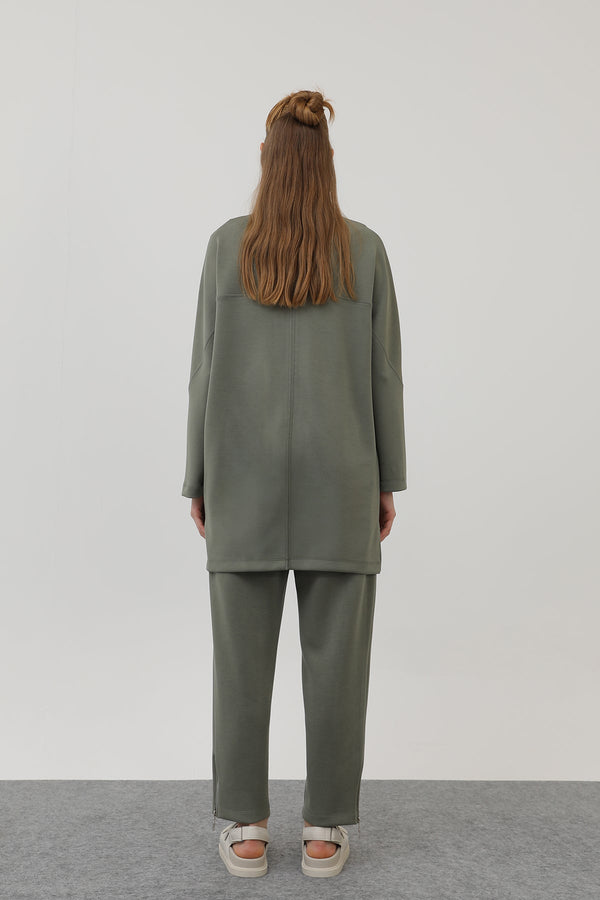 Kadın Önü Fermuar Detaylı Tunik - 10611TUN