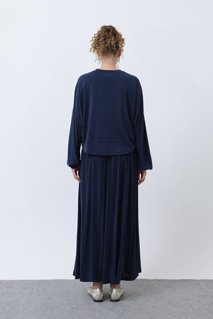 Kadın Önü Dikiş Detaylı Etekli Takım - 14343TKS