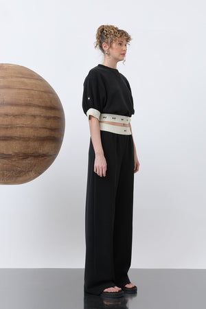 Kadın Lastiği Nakış Detaylı Bluz - 32130BLZ