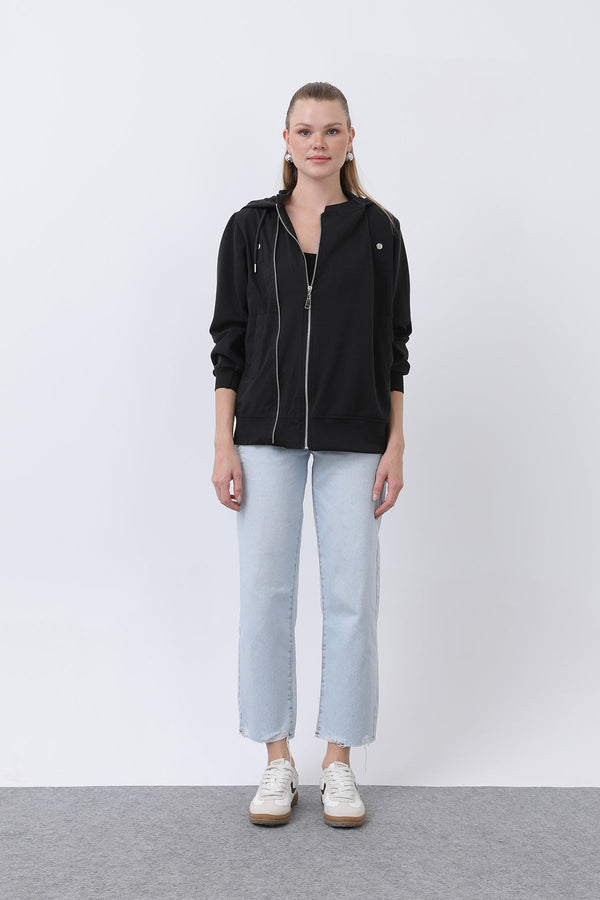 Kadın Fermuar Detaylı Mont - 32132MNT