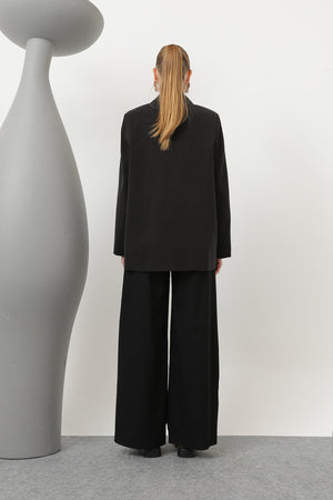 Kadın Şerit Detaylı Blazer Ceket - 32199CKT