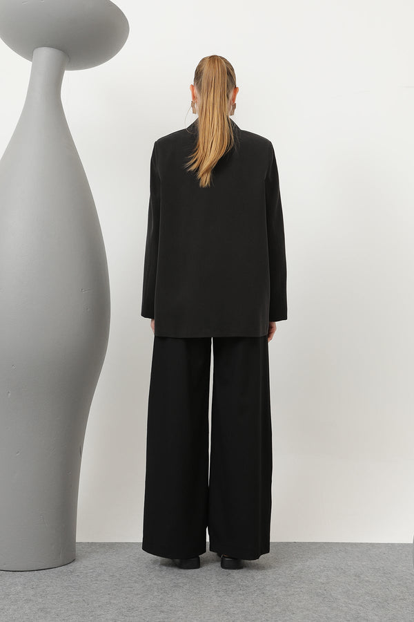 Kadın Şerit Detaylı Blazer Ceket - 32199CKT