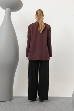 Kadın Şerit Detaylı Blazer Ceket - 32199CKT