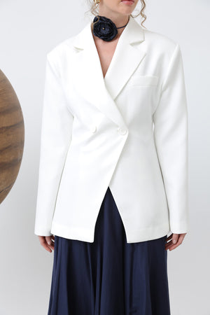 Kadın Önden Düğmeli Blazer Ceket -32245CKT