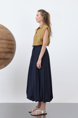 Kadın Denim Balon Etek - 32309ETK