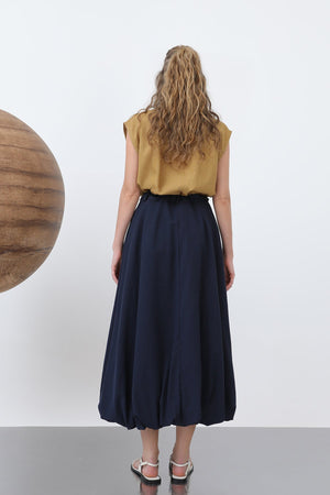 Kadın Denim Balon Etek - 32309ETK