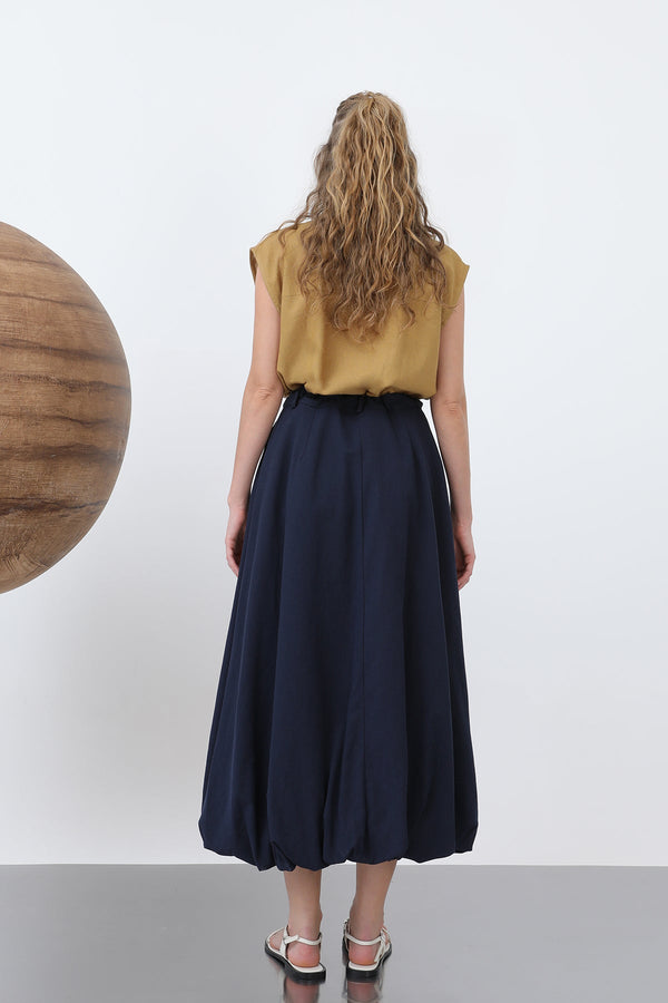 Kadın Denim Balon Etek - 32309ETK