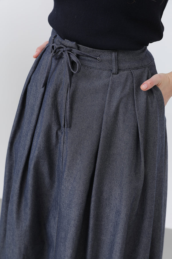 Kadın Denim Balon Etek - 32309ETK