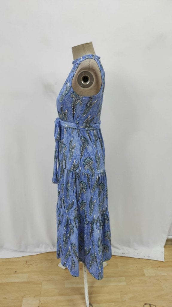 Kadın Omuzlardan Açık Boyundan Geçmeli Desenli Süprem Bluz , 26380