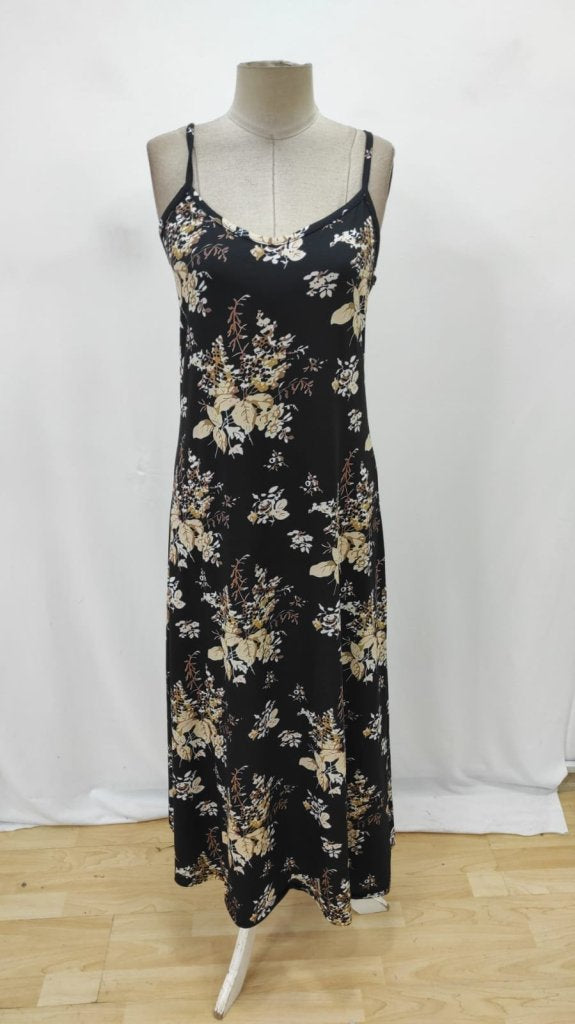 Rochie Supreme pentru femei, cu decolteu în V și model floral, cu bretele, 26355