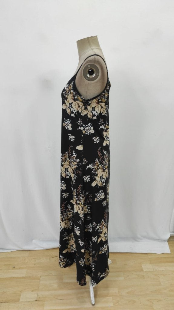 Rochie Supreme pentru femei, cu decolteu în V și model floral, cu bretele, 26355