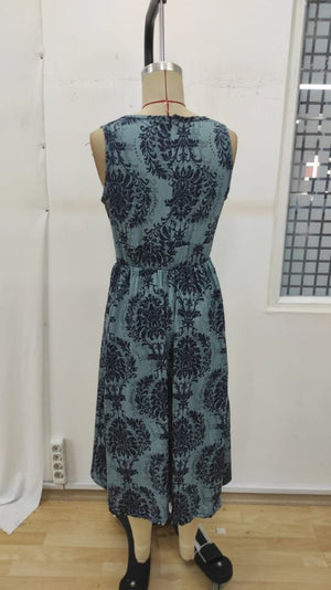 Rochie scurtă Supreme pentru femei, fără mâneci, cu decolteu în V, model, 34104