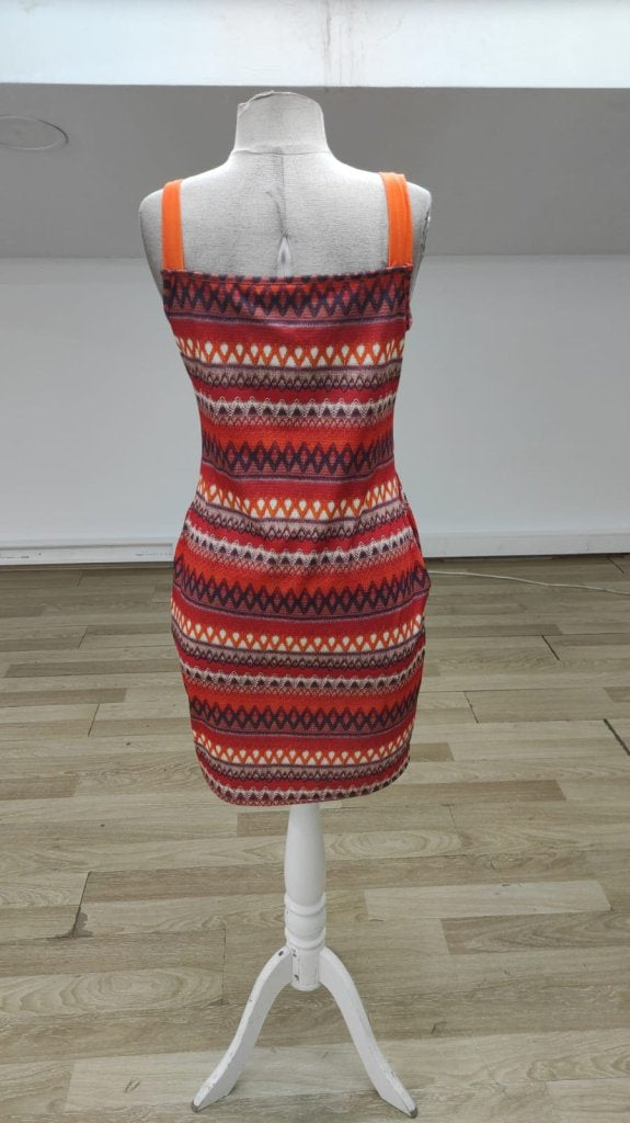 Rochie mini Supreme pentru femei, cu bretele și fermoar, buzunare, 26564