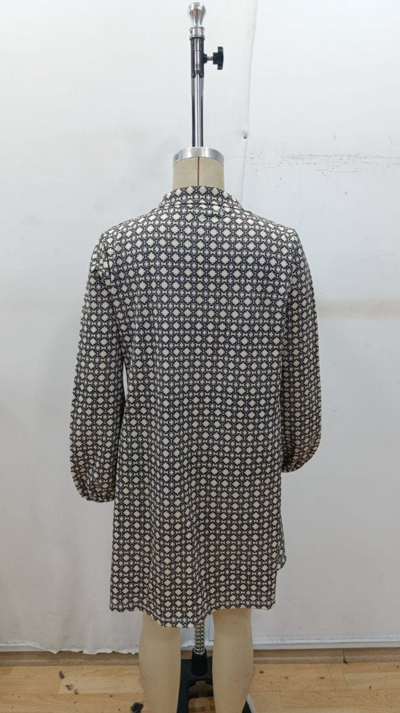 Rochie mini din modal cu mânecă lungă și guler, model pentru femei, 32382