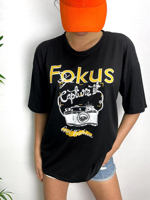 Tricou Focus - Negru