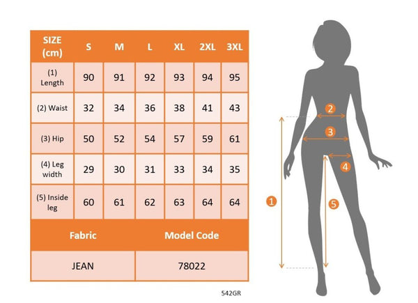 Kadın Yüksek Bel Bağcıklı Kot Pantolon , 29749