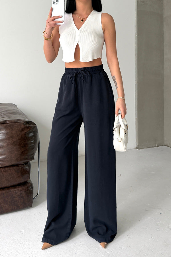 Pantaloni Palazzo elasticizați HS708