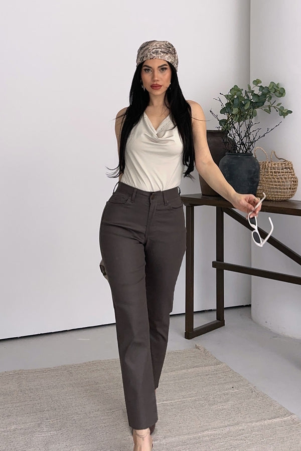 Pantaloni Mom Fit 7072